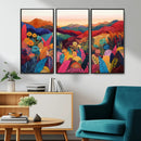 YAYOI KUSAMA Abstract Print - Landscape Canvas Wall Art