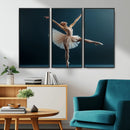 Ballet Dancer Wall Art – Framed Graceful Pose Canvas by MyGreatCanvas | Canvas Wall Art Prints | Photo Prints & Wall Decor