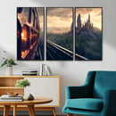 Harry Castle Wall Art Canvas Print, Wizard School Wall Art