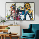 Shai Yossef Style Canvas Art - Joyful African Black Kids