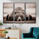 Grizzly Bear Wall Art Print - Bear Canvas Wall Art - Rustic by MyGreatCanvas | Canvas Wall Art Prints | Photo Prints & Wall Decor