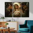Mary Jesus Canvas Wall Art Print - Madonna and Child with