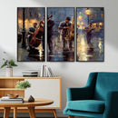 Afro Abstract Jazz Music Wall Art Canvas Print – Colorful by MyGreatCanvas | Canvas Wall Art Prints | Photo Prints & Wall Decor