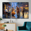 Colorful Jazz Wall Art - African American Music Canvas Print