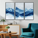 Blue Mountains Wall Art – Framed Snowy Range Canvas Artwork, by MyGreatCanvas | Canvas Wall Art Prints | Photo Prints & Wall Decor