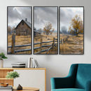 Rustic Autumn Farmhouse Wall Art Canvas Print – Serene