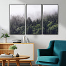 Misty Forest Wall Art Canvas Print, Serene Foggy Pines and by MyGreatCanvas | Canvas Wall Art Prints | Photo Prints & Wall Decor