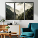 Misty Valley Wall Art: Foggy Forest Canvas Print by MyGreatCanvas | Canvas Wall Art Prints | Photo Prints & Wall Decor