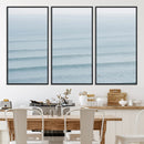 Ocean Waves Wall Art Canvas Print – Framed Solo Surfer Wave