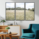 Charming Daisy Field Wall Art Canvas Print – Framed Pastel by MyGreatCanvas | Canvas Wall Art Prints | Photo Prints & Wall Decor