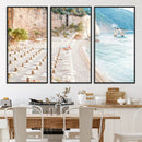 Beach Wall Art Canvas Print – Framed Coastal Seascape Summer