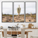 Saguaro Cactus Wall Art Canvas Print – Framed Desert