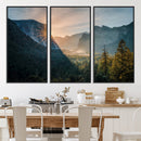 Yosemite Valley Wall Art Canvas Print – Framed Mountain
