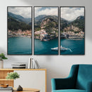 Amalfi Coast Wall Art – Framed Italian Seaside Canvas by MyGreatCanvas | Canvas Wall Art Prints | Photo Prints & Wall Decor