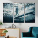 Underwater Surf Wall Art – Framed Ocean Wave Canvas Artwork, by MyGreatCanvas | Canvas Wall Art Prints | Photo Prints & Wall Decor