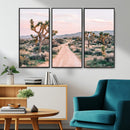 Joshua Tree Wall Art Canvas Print – Framed Desert Road Scene by MyGreatCanvas | Canvas Wall Art Prints | Photo Prints & Wall Decor