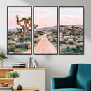 Joshua Tree Park Wall Art Canvas Print – Framed Desert Road by MyGreatCanvas | Canvas Wall Art Prints | Photo Prints & Wall Decor