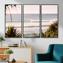 Ocean Surfer Wall Art Canvas Print – Framed Coastal Surf Art by MyGreatCanvas | Canvas Wall Art Prints | Photo Prints & Wall Decor