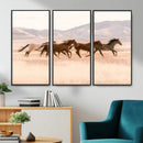 Wild Horse Wall Art Canvas Print – Framed Rustic Western Art by MyGreatCanvas | Canvas Wall Art Prints | Photo Prints & Wall Decor