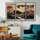 Modern Japanese Wall Art Canvas Print – Framed Abstract by MyGreatCanvas | Canvas Wall Art Prints | Photo Prints & Wall Decor