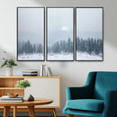 Winter Forest Wall Art Canvas Print – Framed Snowy Landscape by MyGreatCanvas | Canvas Wall Art Prints | Photo Prints & Wall Decor