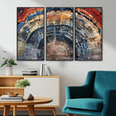 Tree Rings Wall Art Canvas Print – Framed Petrified Wood by MyGreatCanvas | Canvas Wall Art Prints | Photo Prints & Wall Decor