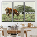 Texas Longhorn Wall Art Canvas Print – Rustic Western Ranch by MyGreatCanvas | Canvas Wall Art Prints | Photo Prints & Wall Decor