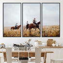 Western Cowboys Wall Art Canvas Print – Rustic Prairie by MyGreatCanvas | Canvas Wall Art Prints | Photo Prints & Wall Decor