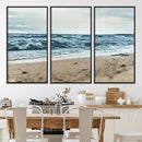 Ocean Wall Art Canvas Print – Moody Coastal Seascape Scene