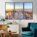 Ocean Sunset Wall Art Canvas Print – Nautical Beach
