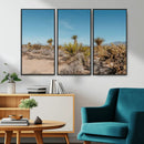 Joshua Tree Wall Art Canvas Print – Framed Desert Landscape