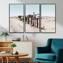 Desert Mailboxes Canvas Print – Framed Minimal Western by MyGreatCanvas | Canvas Wall Art Prints | Photo Prints & Wall Decor