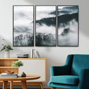 Foggy Forest Landscape Wall Art Canvas Print – Misty by MyGreatCanvas | Canvas Wall Art Prints | Photo Prints & Wall Decor