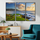 Pebble Beach Golf Links Wall Art Canvas Print – Iconic by MyGreatCanvas | Canvas Wall Art Prints | Photo Prints & Wall Decor