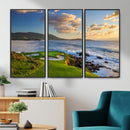 Pebble Beach Golf Links Wall Art Canvas Print – Iconic
