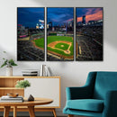 Target Field Wall Art Canvas Print – Baseball Stadium Scene, by MyGreatCanvas | Canvas Wall Art Prints | Photo Prints & Wall Decor