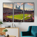 Chicago Bears Soldiers Field Wall Art Canvas Print – Framed