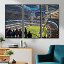 Chicago Dome Stadium Wall Art Canvas Print – Framed Modern
