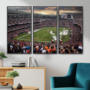 Chicago Bears Soldiers Field Wall Art Canvas Print – Framed