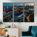 Chicago Bears Soldiers Field Wall Art Canvas Print – Framed