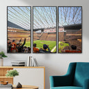 Cleveland Browns Stadium Wall Art Canvas Print – Framed NFL
