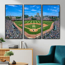 Wrigley Field Baseball Stadium Canvas Wall Art – Packed