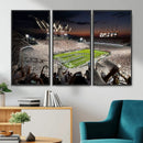 Epic Night Football Stadium Wall Art Canvas Print, Fireworks by MyGreatCanvas | Canvas Wall Art Prints | Photo Prints & Wall Decor