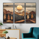 Wood Mountain Wall Art Canvas Print – Layered Forest and by MyGreatCanvas | Canvas Wall Art Prints | Photo Prints & Wall Decor
