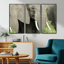 Wild Elephant Wall Art Canvas Print by MyGreatCanvas | Canvas Wall Art Prints | Photo Prints & Wall Decor