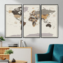 World Map Wall Art Print