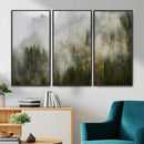 Misty Mountain Canvas Print, Foggy Pine Trees Nature Wall by MyGreatCanvas | Canvas Wall Art Prints | Photo Prints & Wall Decor
