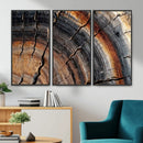 Abstract Tree Ring Wall Art Print – Natural Rustic Wood by MyGreatCanvas | Canvas Wall Art Prints | Photo Prints & Wall Decor