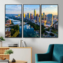 Austin Skyline Wall Art Canvas Print, Austin Downtown Night by MyGreatCanvas | Canvas Wall Art Prints | Photo Prints & Wall Decor