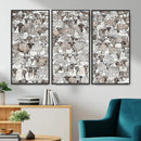 Abstract Texas Cow Wall Art Canvas Print - Farm Longhorn by MyGreatCanvas | Canvas Wall Art Prints | Photo Prints & Wall Decor